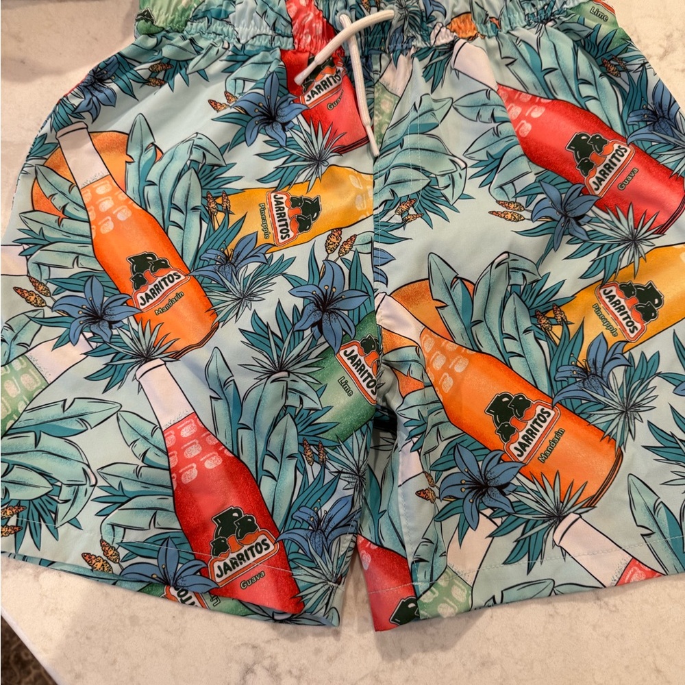 Abercrombie boys Jarritos Bottle Print Swim Shorts - Multicolor